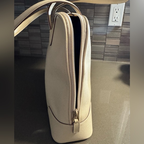 Gucci Vintage Leather Tote Bag Beige - Picture 4 of 12